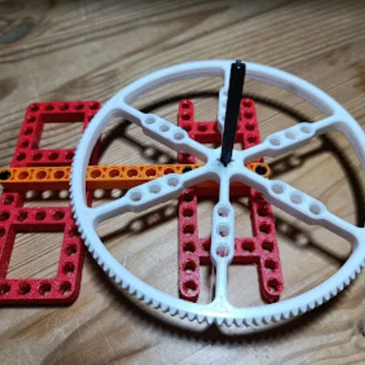 Bánh răng 120 răng (120t) tương thích Lego