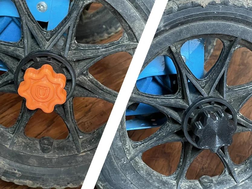 Núm siết/đai ốc bánh xe cho Zuca Cart (Wheel Nut / Axle Knob) - Image 1