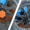 Núm siết/đai ốc bánh xe cho Zuca Cart (Wheel Nut / Axle Knob) - Thumbnail 1