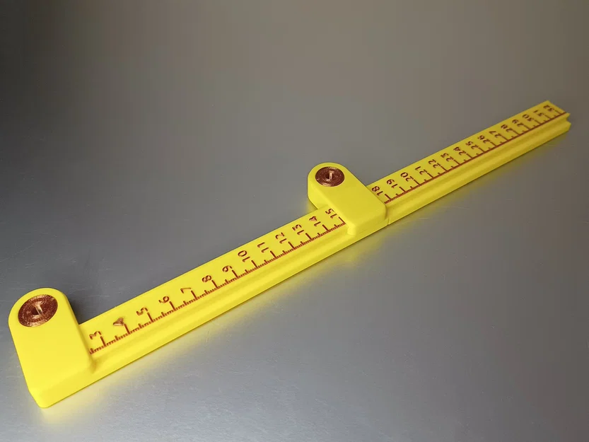 Thước Dẫn Hướng Khoan (mm & inch) – Drill Guide Ruler - Image 1