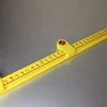 Thước Dẫn Hướng Khoan (mm & inch) – Drill Guide Ruler - Thumbnail 1
