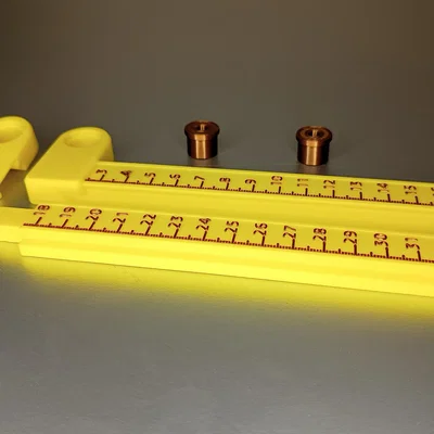 Thước Dẫn Hướng Khoan (mm & inch) – Drill Guide Ruler