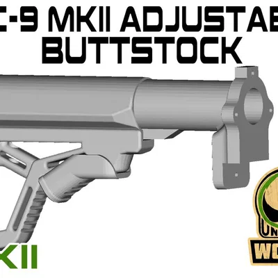 FGC-9 MKII adjustable buttstock (báng súng điều chỉnh được)