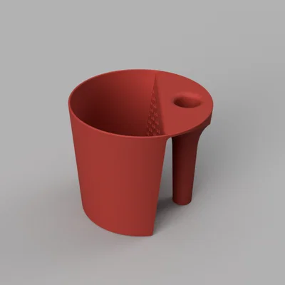 Xô sơn cầm tay có ngăn cất cọ sơn