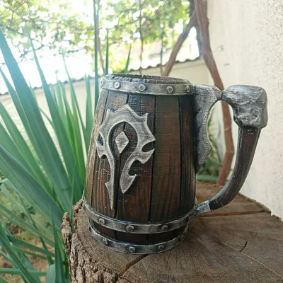 Khay đựng lon 500ml phong cách Horde - World of Warcraft