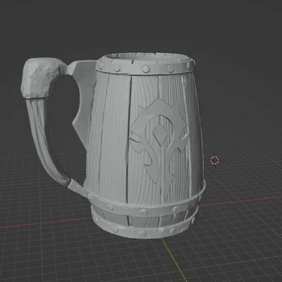 Khay đựng lon 500ml phong cách Horde - World of Warcraft