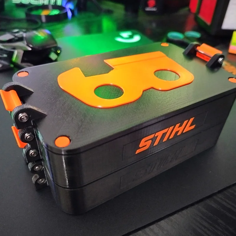 Hộp đựng xích máy cưa STIHL in 3D: Gọn gàng và bền bỉ