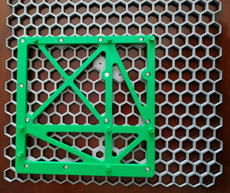 Khung giá đỡ Micro ATX treo tường tương thích Honeycomb Storage Wall - Image 1