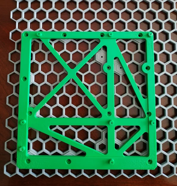Khung giá đỡ Micro ATX treo tường tương thích Honeycomb Storage Wall - Image 2