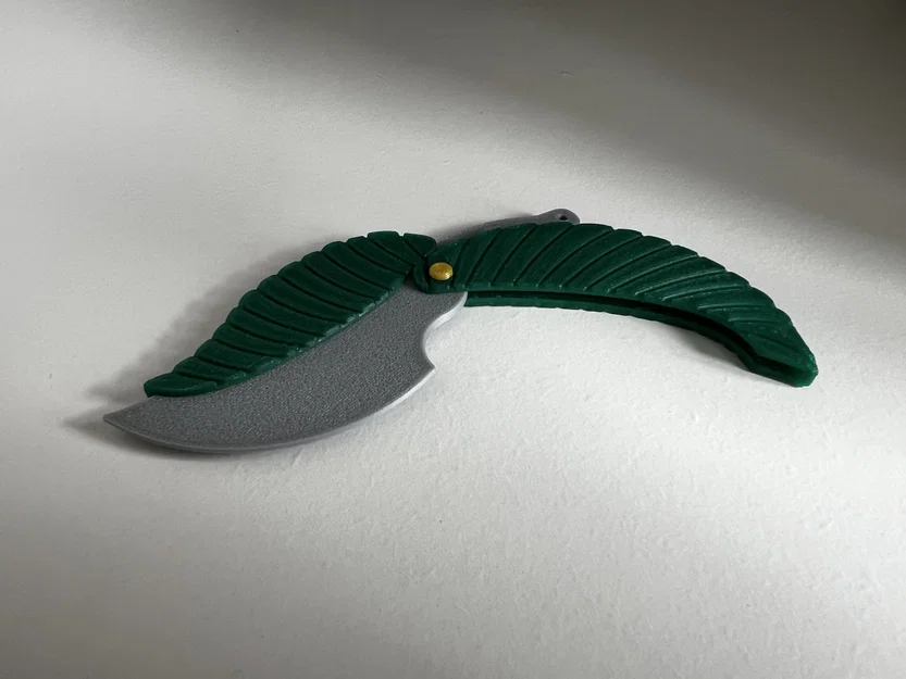 Dao gấp - Thiết kế lưỡi dao hình lá - Image 1