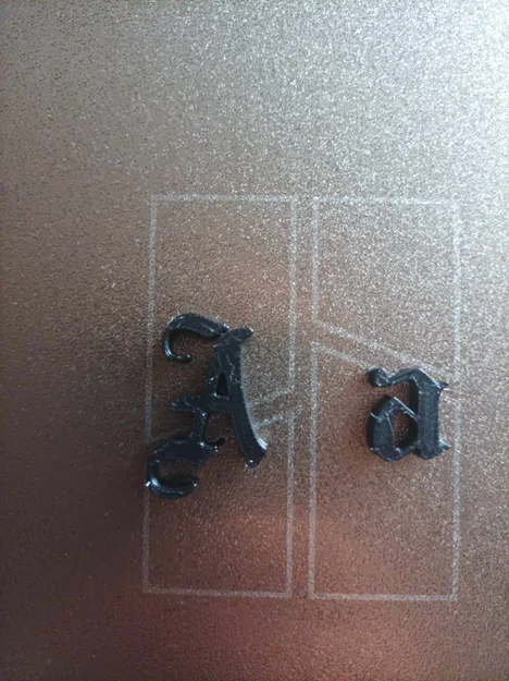Bộ Chữ Cái Gothic (Gothic Font Alphabet) Độc Đáo Cho In 3D - Image 1