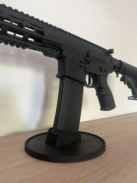 Đế dựng M4 airsoft dùng mag (M4 airsoft stand) - Image 1