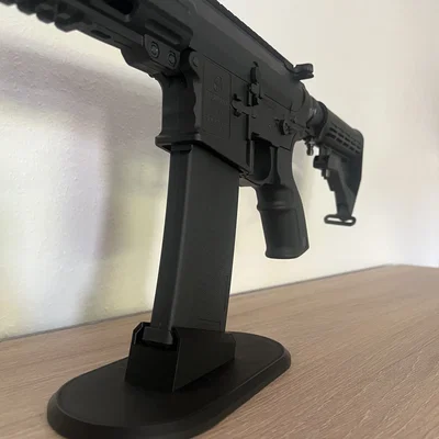 Đế dựng M4 airsoft dùng mag (M4 airsoft stand)