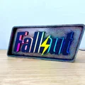 Fallout Logo 3D Light box marquee - Thumbnail 1