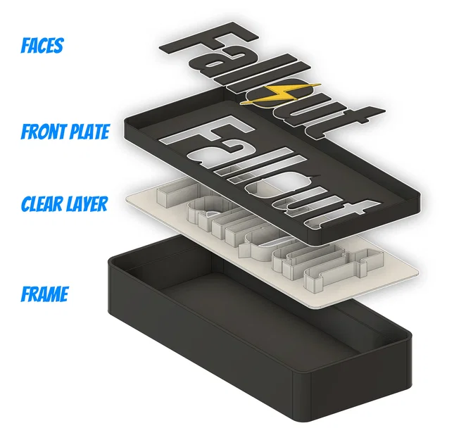 Fallout Logo 3D Light box marquee - Image 5