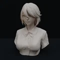 Mô hình tượng bán thân nhân vật nữ (Bust Lady 01) cho in 3D - Thumbnail 3