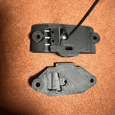 Ngàm Dragon Burner cho máy in Voron tích hợp cảm biến sợi nhựa