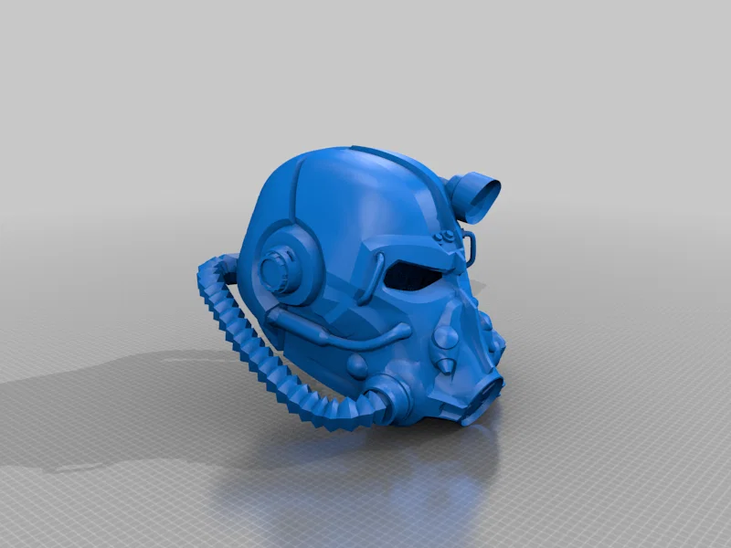 Mô hình mũ giáp T-60 từ Fallout 4 - Hướng dẫn in 3D chi tiết - Image 1