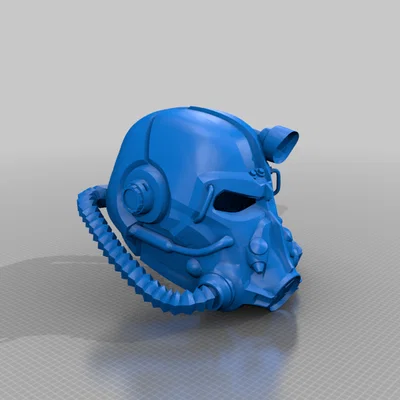 Mô hình mũ giáp T-60 từ Fallout 4 - Hướng dẫn in 3D chi tiết