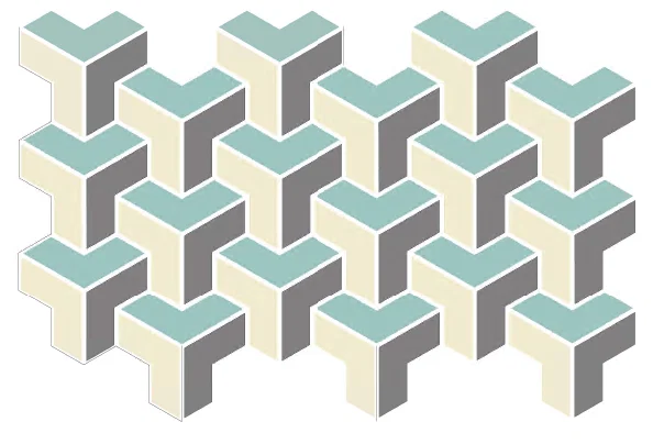 Khuôn mẫu trang trí Escher Pattern vô tận (3D Printed Stencil) - Image 2