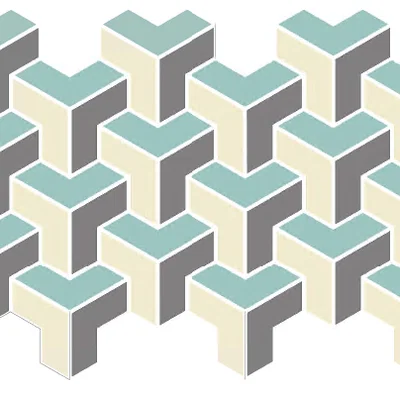 Khuôn mẫu trang trí Escher Pattern vô tận (3D Printed Stencil)