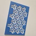 Khuôn mẫu trang trí Escher Pattern vô tận (3D Printed Stencil) - Thumbnail 3