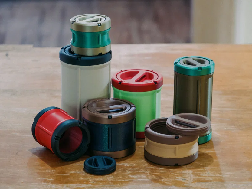Mini Canisters (Ống chứa mini phong cách Sci‑Fi) - Image 1