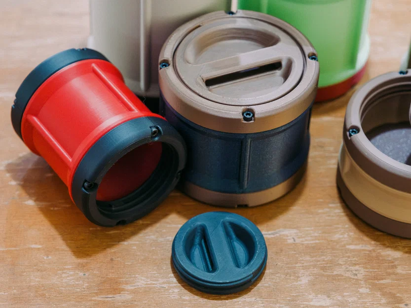 Mini Canisters (Ống chứa mini phong cách Sci‑Fi) - Image 2