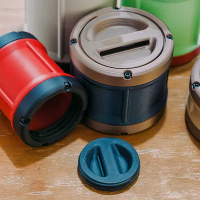 Mini Canisters (Ống chứa mini phong cách Sci‑Fi)