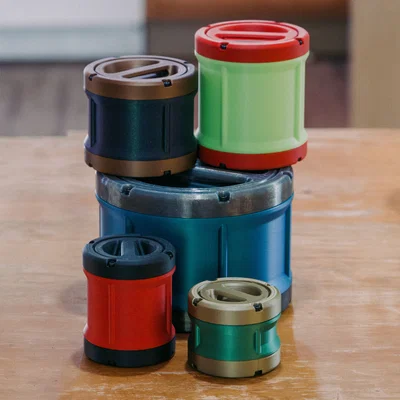 Mini Canisters (Ống chứa mini phong cách Sci‑Fi)