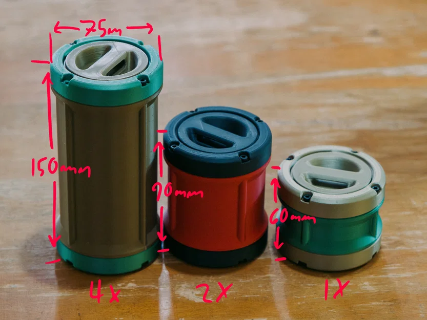 Mini Canisters (Ống chứa mini phong cách Sci‑Fi) - Image 5