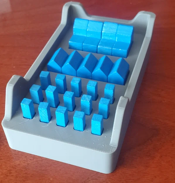 Khay đựng quân Catan 4th Edition+ (parametric) - Image 1