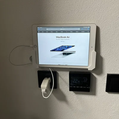 Giá treo tường iPad Air gọn gàng không lộ vít - Tự in 3D