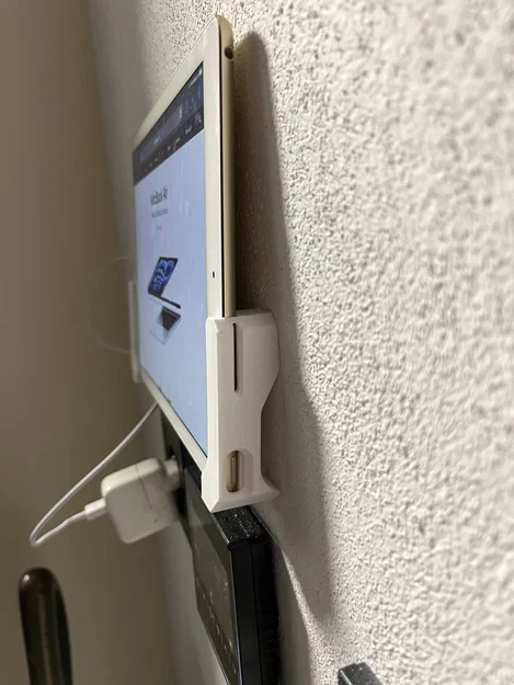 Giá treo tường iPad Air gọn gàng không lộ vít - Tự in 3D - Image 2