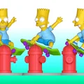 Mô hình Bart Simpson trượt ván in 3D độc đáo - Thumbnail 5