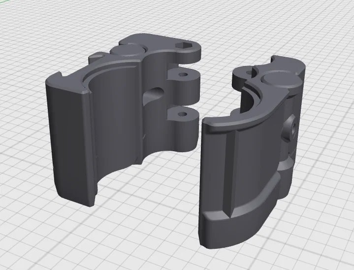 Kẹp xe lăn Medline & Universal có dovetail cho cupholder và phoneholder - Image 1