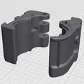 Kẹp xe lăn Medline & Universal có dovetail cho cupholder và phoneholder - Thumbnail 1