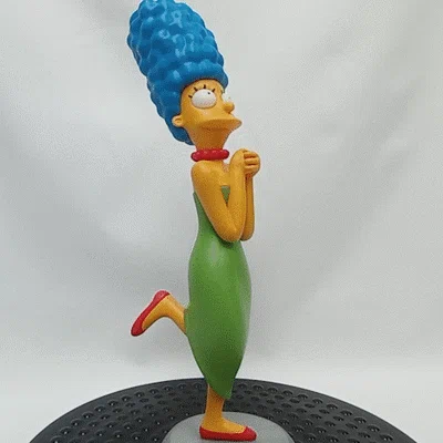 Mô hình Marge Simpson độc đáo - File in 3D tách rời màu sắc