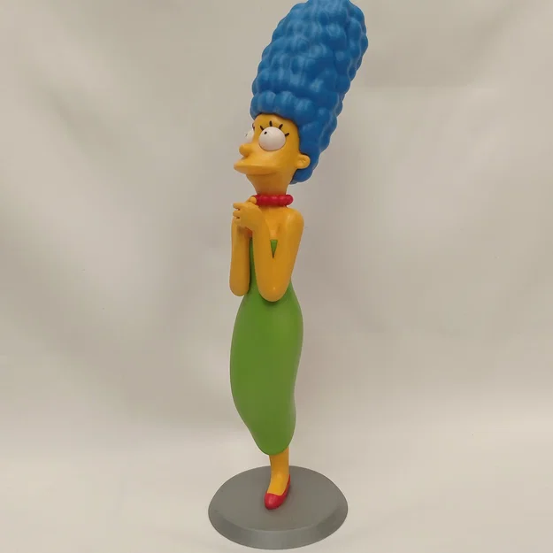 Mô hình Marge Simpson độc đáo - File in 3D tách rời màu sắc - Image 2