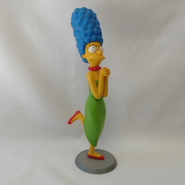 Mô hình Marge Simpson độc đáo - File in 3D tách rời màu sắc - Image 3