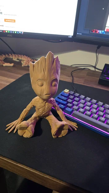 Mô hình chậu cây Groot 125% - Thiết kế tối ưu cho máy in 3D Bambu Lab - Image 1