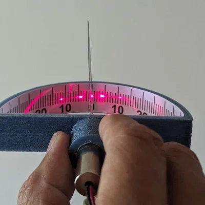 Goniometer laser đo góc mài lưỡi dao (Laser knife goniometer)