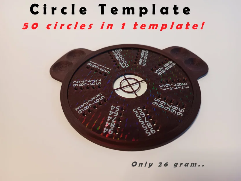 Template Vòng Tròn (50 trong 1) – Circle Template (50 in 1) - Image 1