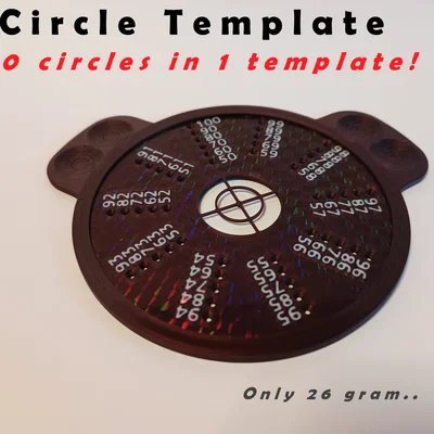 Template Vòng Tròn (50 trong 1) – Circle Template (50 in 1)