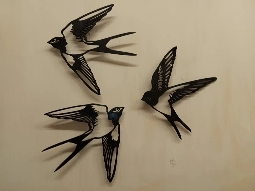 Mẫu Chim Nghệ Thuật Treo Tường (Bird Wall Art) Trang Trí Nhà Cửa - Image 1
