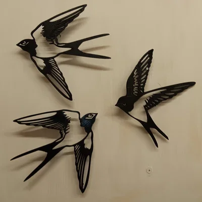Mẫu Chim Nghệ Thuật Treo Tường (Bird Wall Art) Trang Trí Nhà Cửa