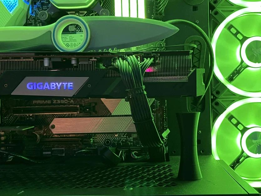 Giá đỡ GPU điều chỉnh độ cao, không lộ ren thẩm mỹ cho PC Gaming - Image 2