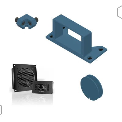 Bộ phụ kiện gắn hệ thống kiểm soát nhiệt độ AC Infinity cho SUMO/DELACK