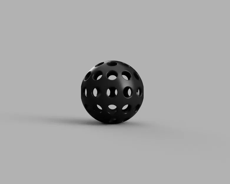 Mô hình quả bóng bóng bàn Airless 3D độc đáo - Thiết kế 40mm - Image 1