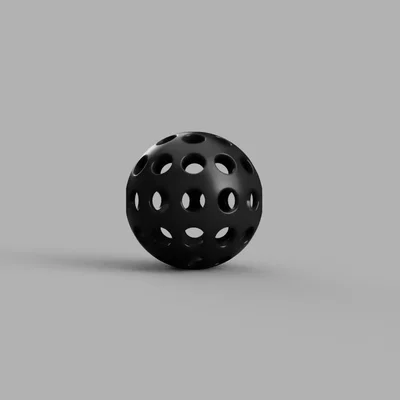 Mô hình quả bóng bóng bàn Airless 3D độc đáo - Thiết kế 40mm